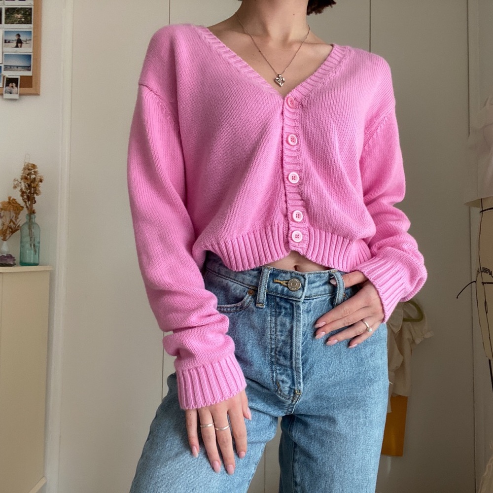 Brandy Melville Pink Sweater
